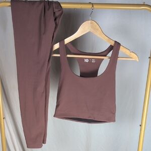 Tentree In Motion Longline Bra + High Waist Leggings Set